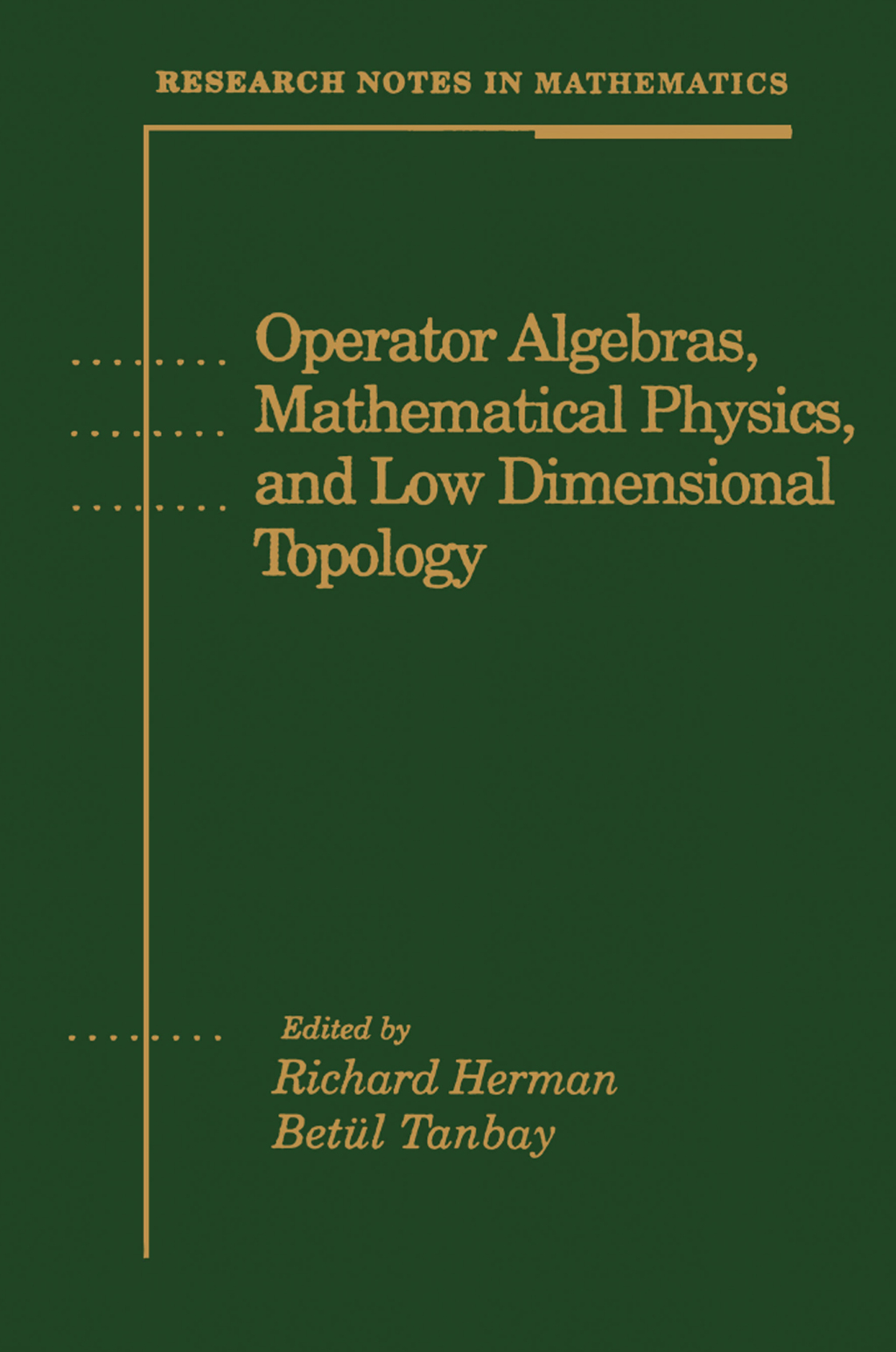 Operator Algebras, Mathematical Physics, and Low Dimensional Topology 1st Edition â€“ PDF/EPUB Version Downloadable