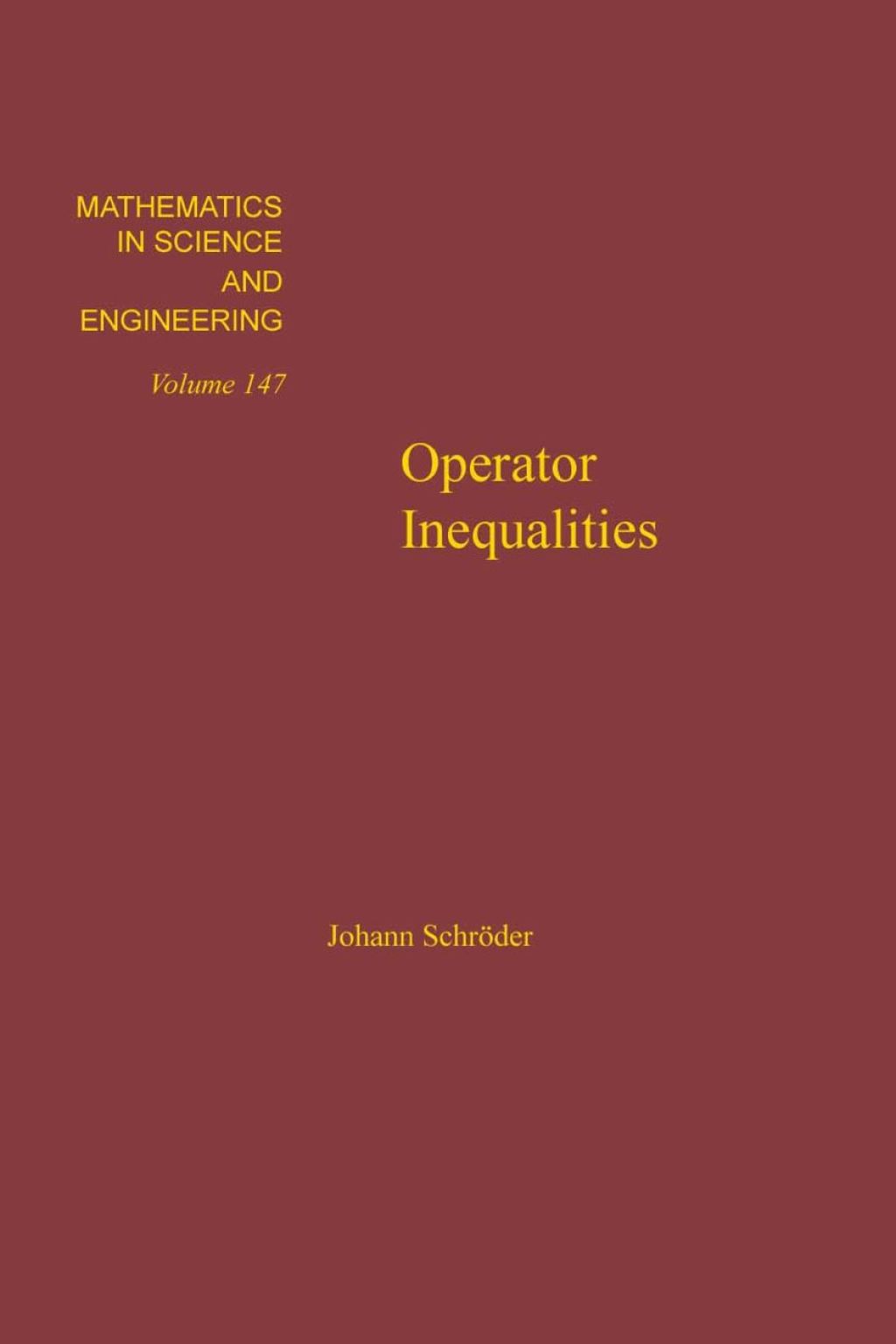 Operator Inequalities  â€“ PDF/EPUB Version Downloadable