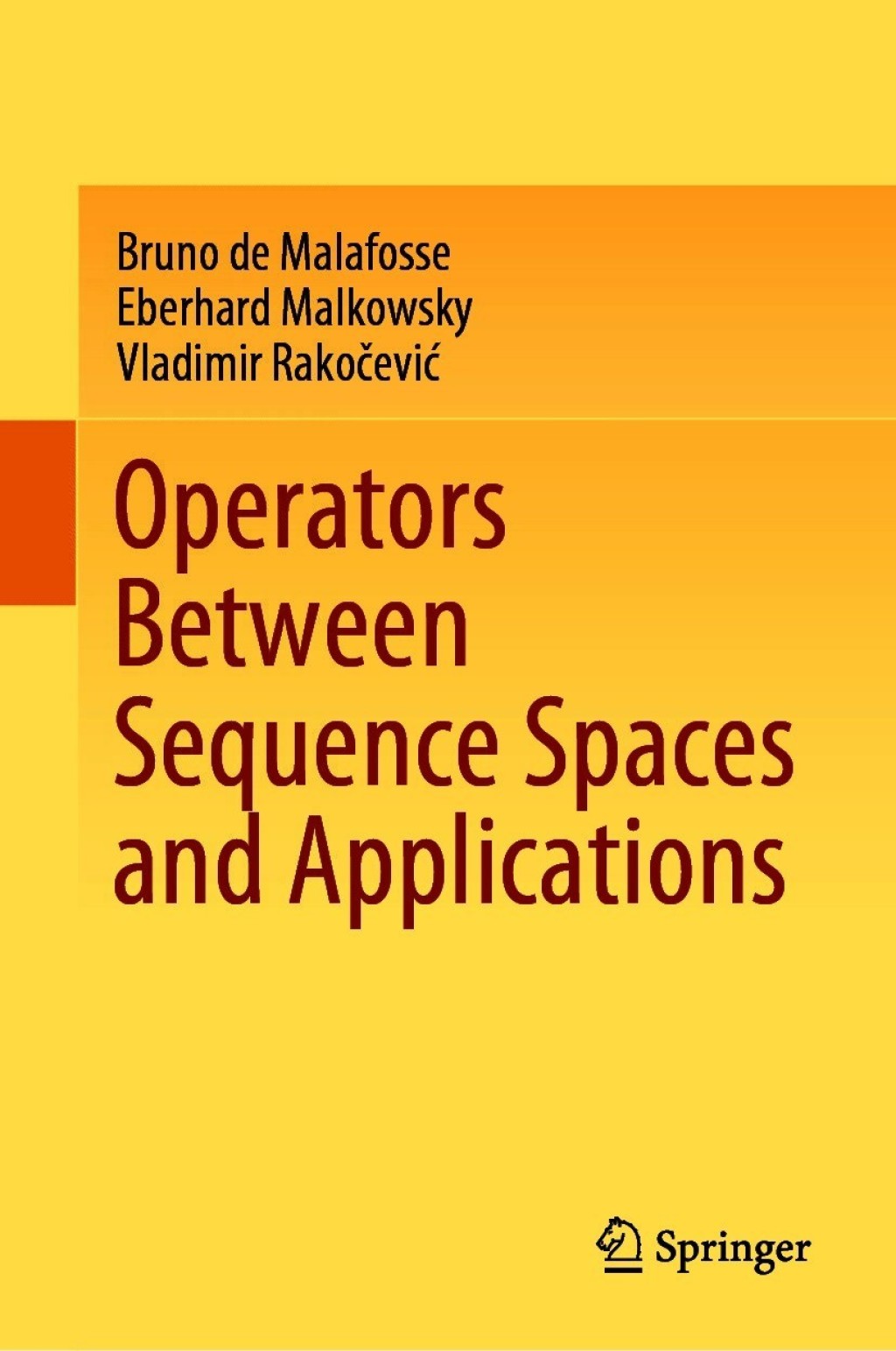 Operators Between Sequence Spaces and Applications  â€“ PDF/EPUB Version Downloadable