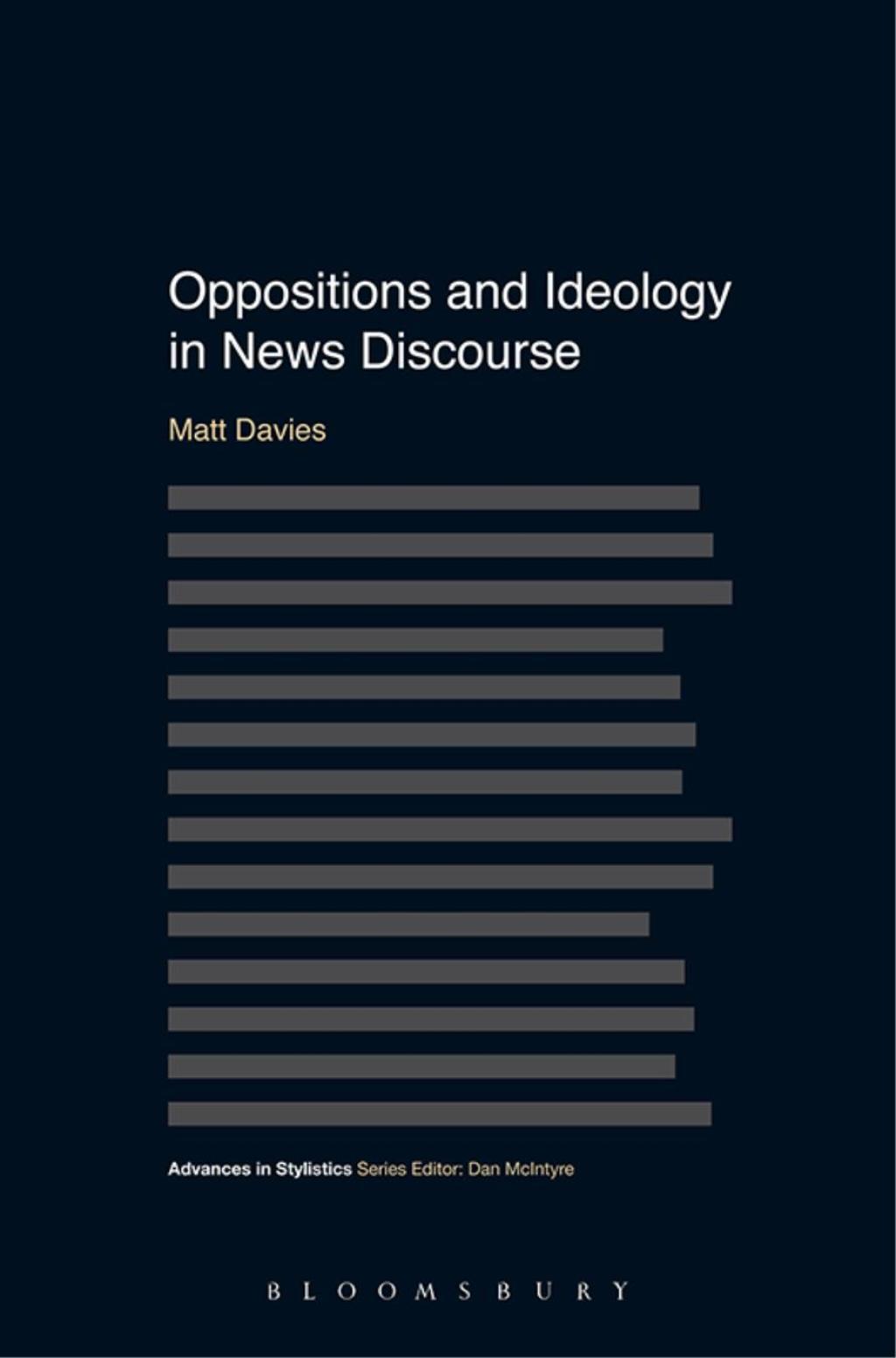 Oppositions and Ideology in News Discourse 1st Edition â€“ PDF/EPUB Version Downloadable