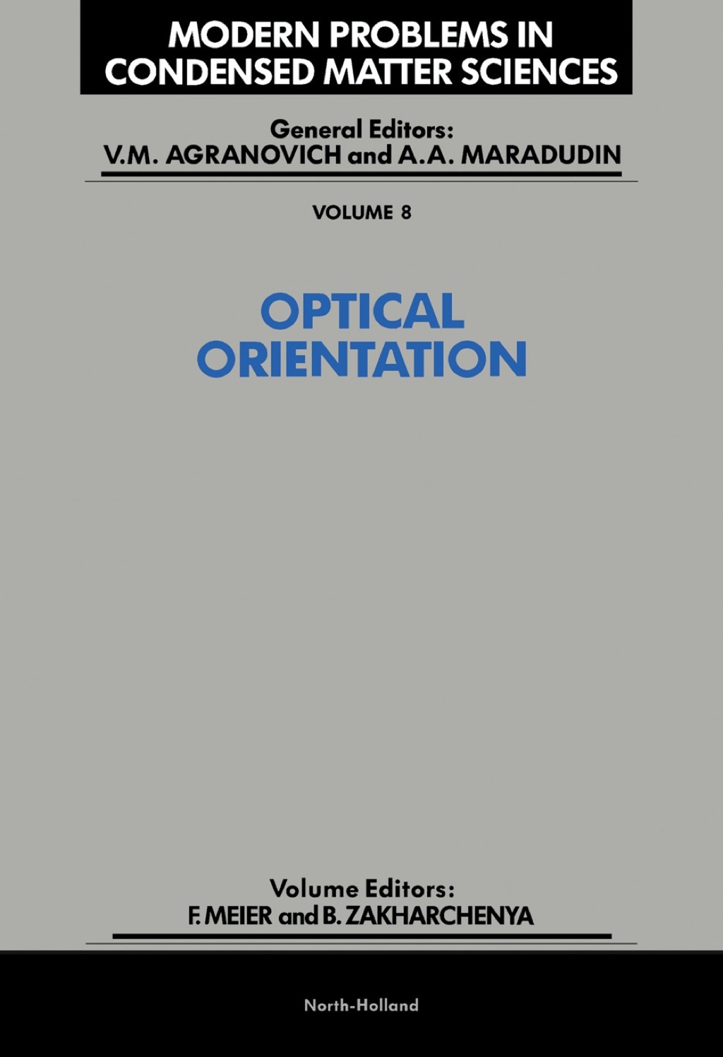 Optical Orientation 1st Edition â€“ PDF/EPUB Version Downloadable