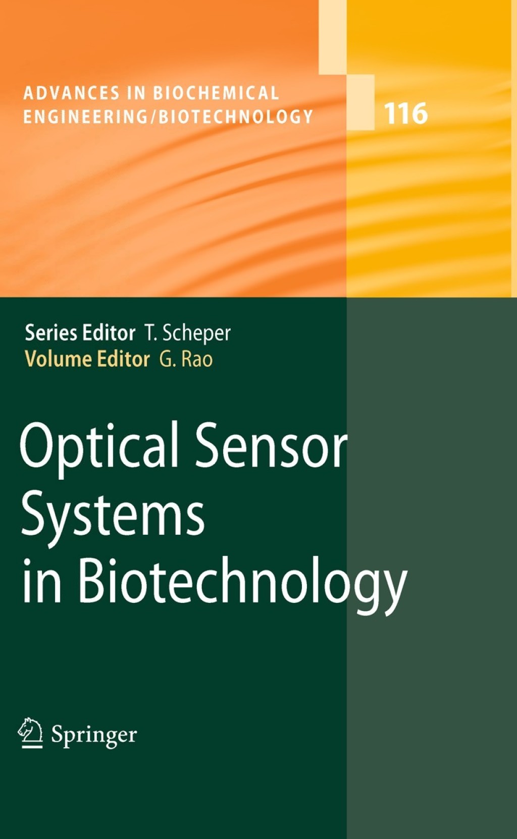 Optical Sensor Systems in Biotechnology 1st Edition â€“ PDF/EPUB Version Downloadable