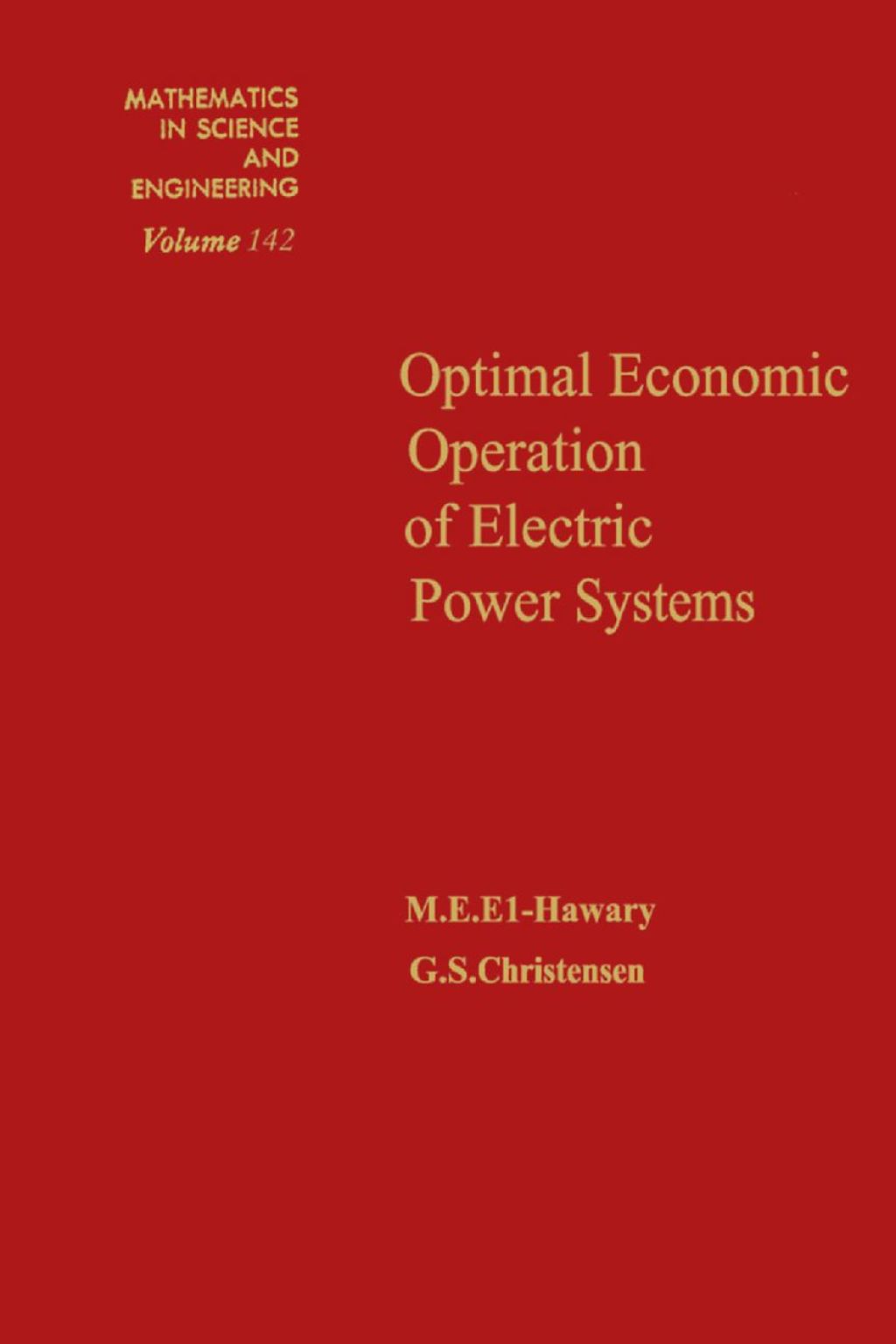 Optimal economic operation of electric power systems  â€“ PDF/EPUB Version Downloadable