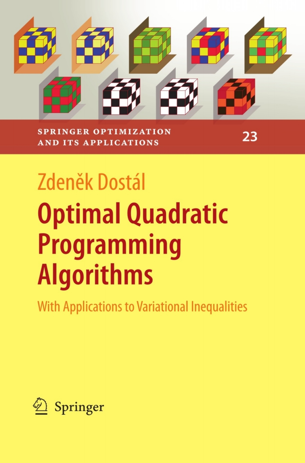 Optimal Quadratic Programming Algorithms With Applications to Variational Inequalities  â€“ PDF/EPUB Version Downloadable