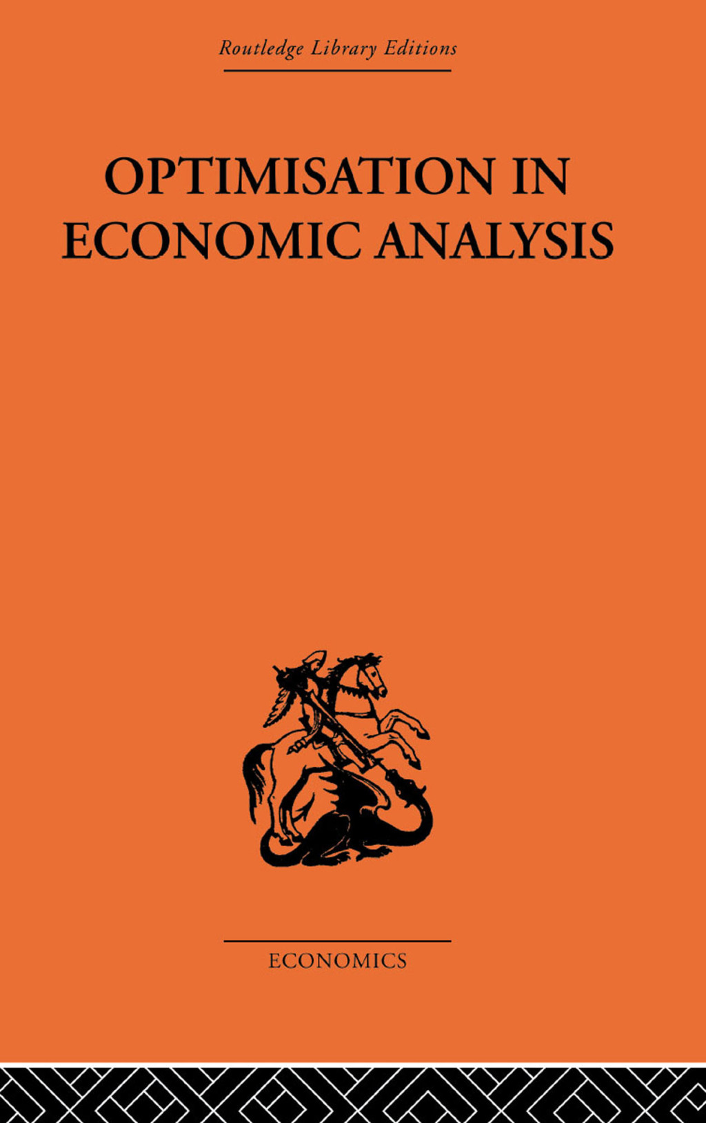 Optimisation in Economic Analysis 1st Edition â€“ PDF/EPUB Version Downloadable