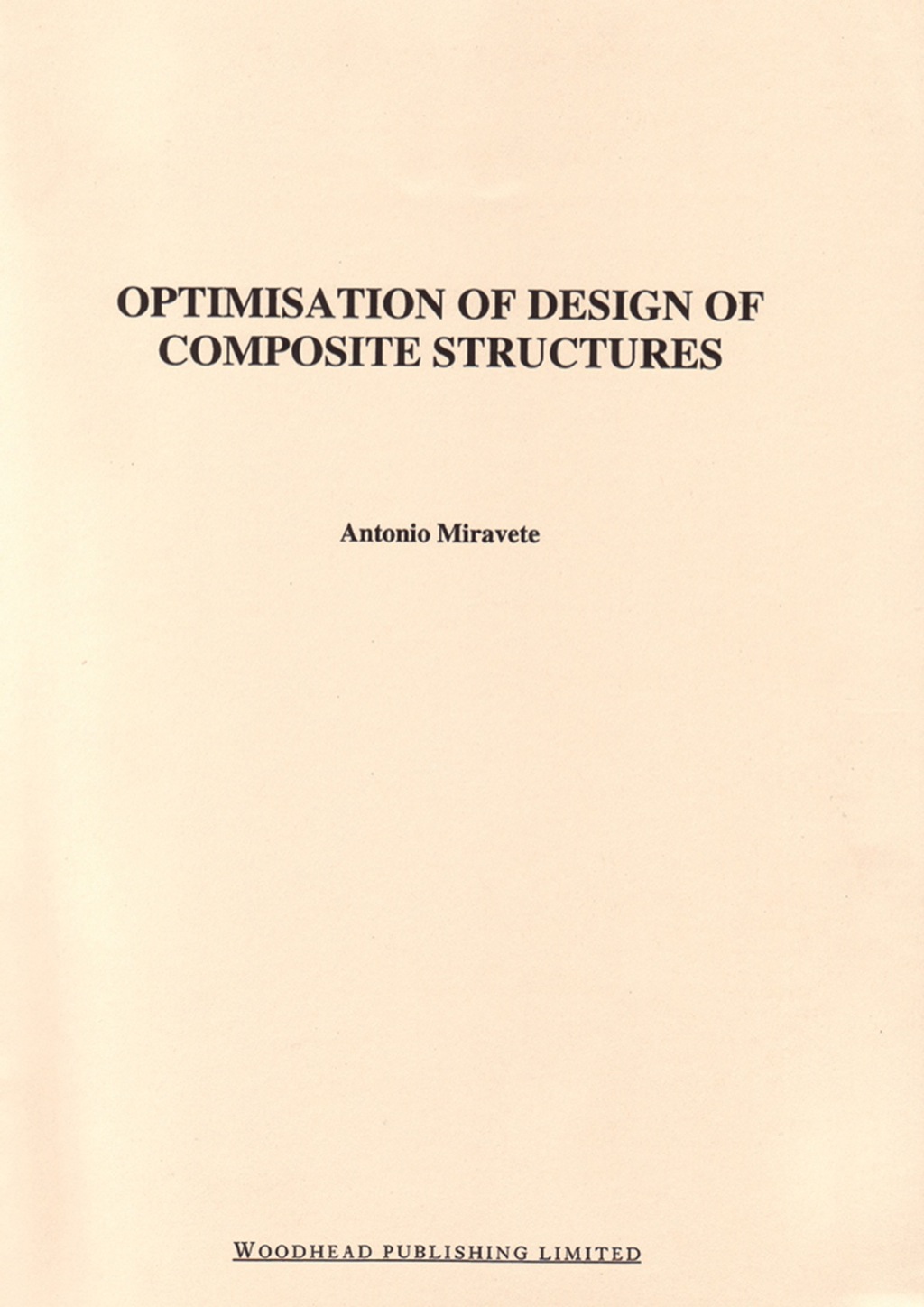Optimisation of Composite Structures Design  â€“ PDF/EPUB Version Downloadable