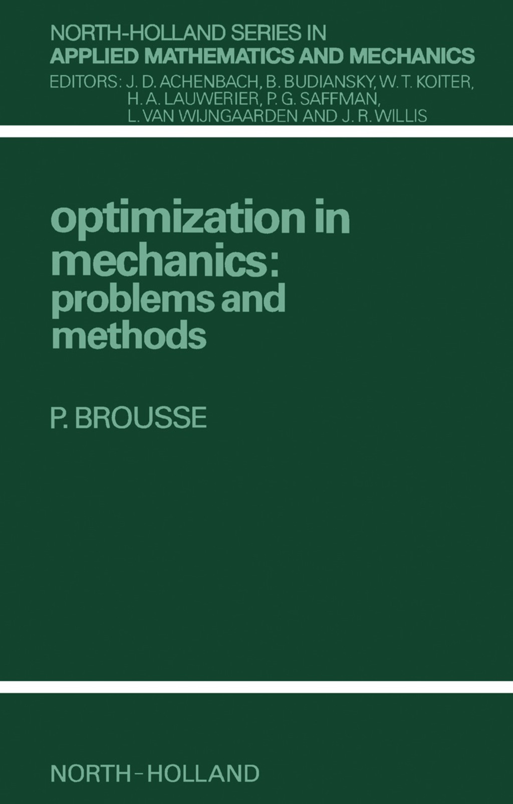 Optimization in Mechanics Problems and Methods  â€“ PDF/EPUB Version Downloadable