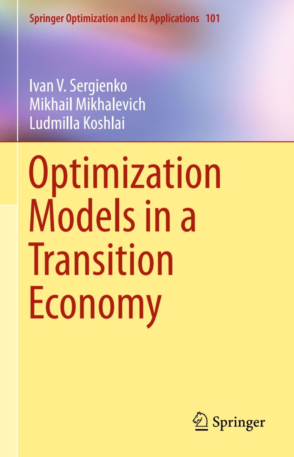 Optimization Models in a Transition Economy  â€“ PDF/EPUB Version Downloadable