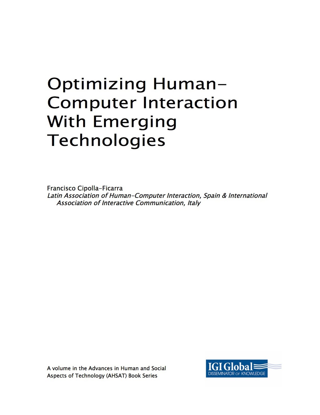 Optimizing Human-Computer Interaction With Emerging Technologies  â€“ PDF/EPUB Version Downloadable
