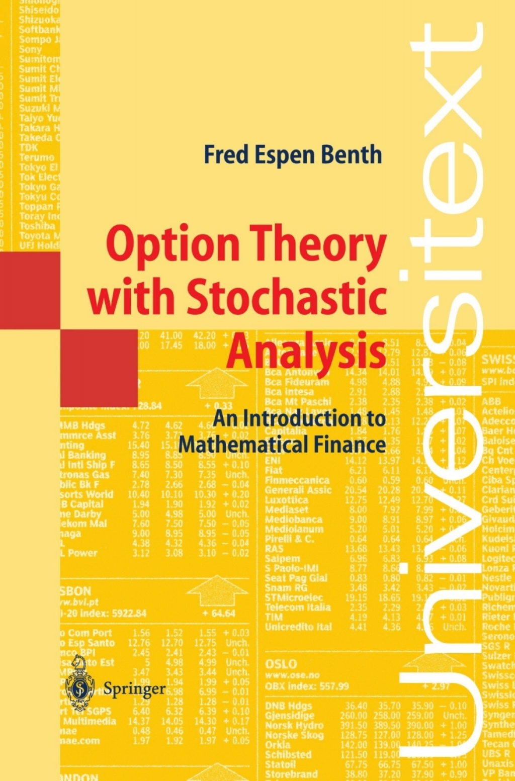 Option Theory with Stochastic Analysis An Introduction to Mathematical Finance  â€“ PDF/EPUB Version Downloadable