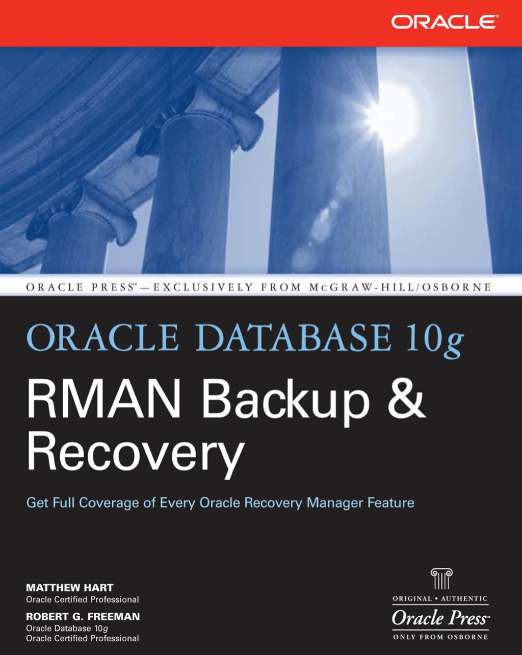 Oracle Database 10g RMAN Backup & Recovery 1st Edition â€“ PDF/EPUB Version Downloadable