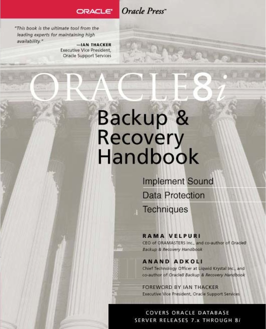 Oracle8i Backup & Recovery 1st Edition â€“ PDF/EPUB Version Downloadable
