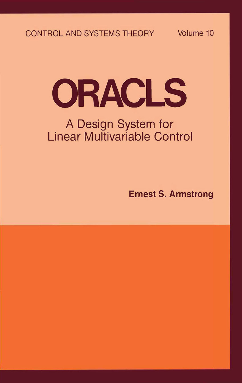 Oracls a Design System for Linear Multivariable Control 1st Edition â€“ PDF/EPUB Version Downloadable