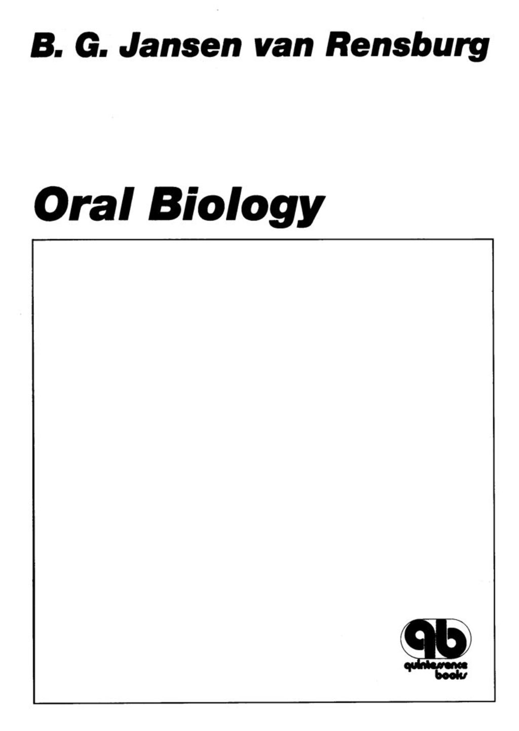 Oral Biology 1st Edition â€“ PDF/EPUB Version Downloadable