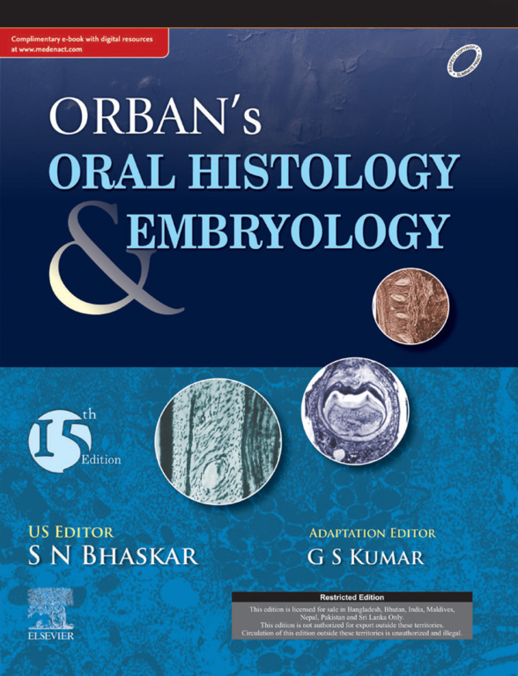 Orban's Oral Histology & Embryology 15th Edition â€“ PDF/EPUB Version Downloadable