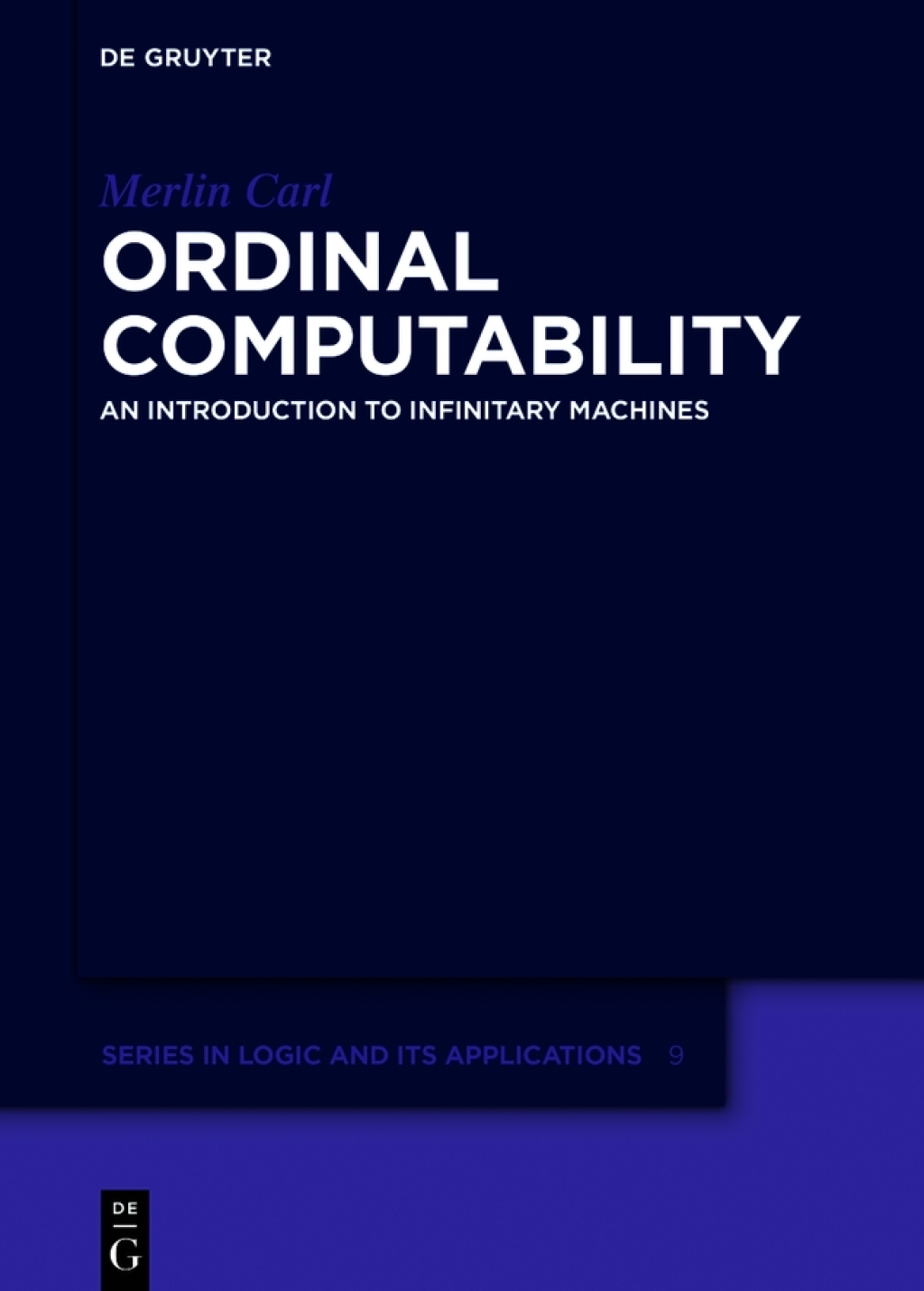 Ordinal Computability An Introduction to Infinitary Machines 1st Edition â€“ PDF/EPUB Version Downloadable
