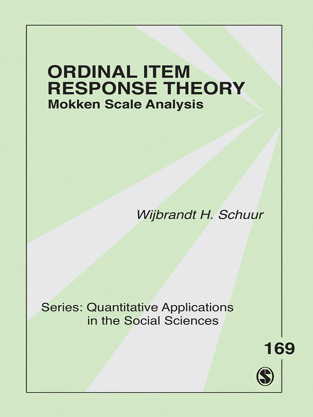 Ordinal Item Response Theory Mokken Scale Analysis 1st Edition â€“ PDF/EPUB Version Downloadable