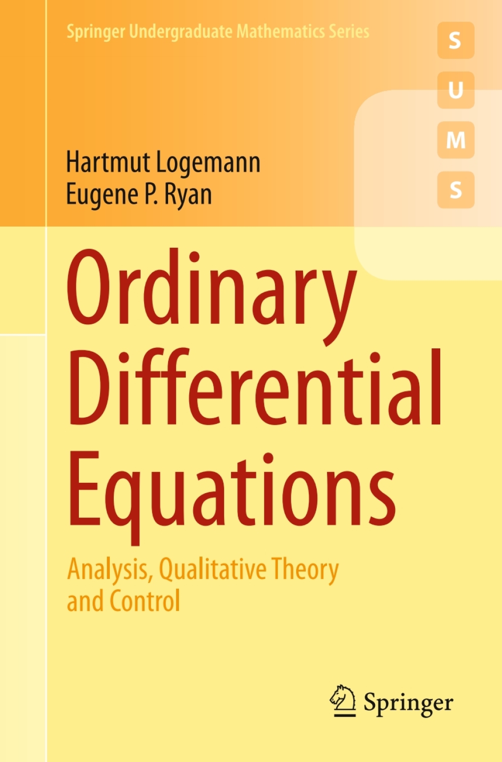 Ordinary Differential Equations Analysis, Qualitative Theory and Control - (PDF/EPUB Version)