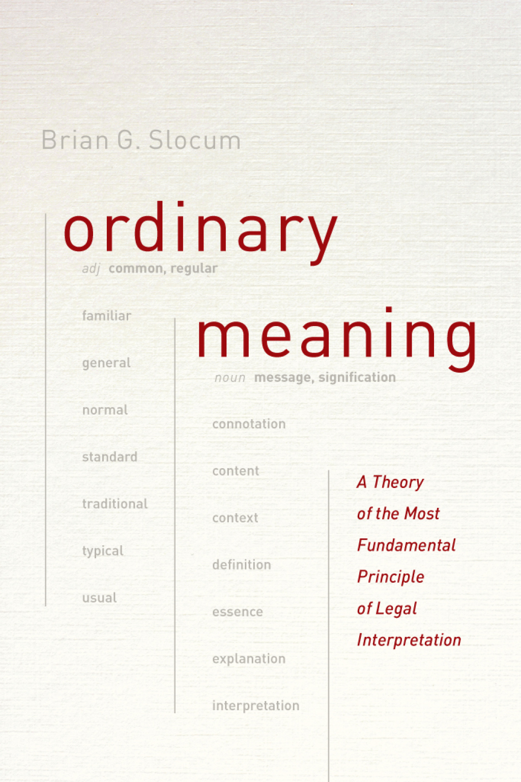 Ordinary Meaning A Theory of the Most Fundamental Principle of Legal Interpretation 1st Edition â€“ PDF/EPUB Version Downloadable
