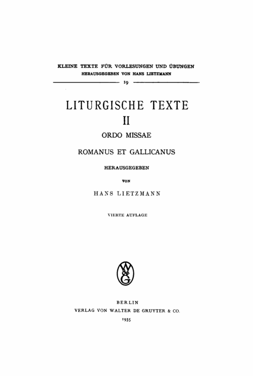 Ordo missae Romanus et Gallicanus 4th Edition â€“ PDF/EPUB Version Downloadable