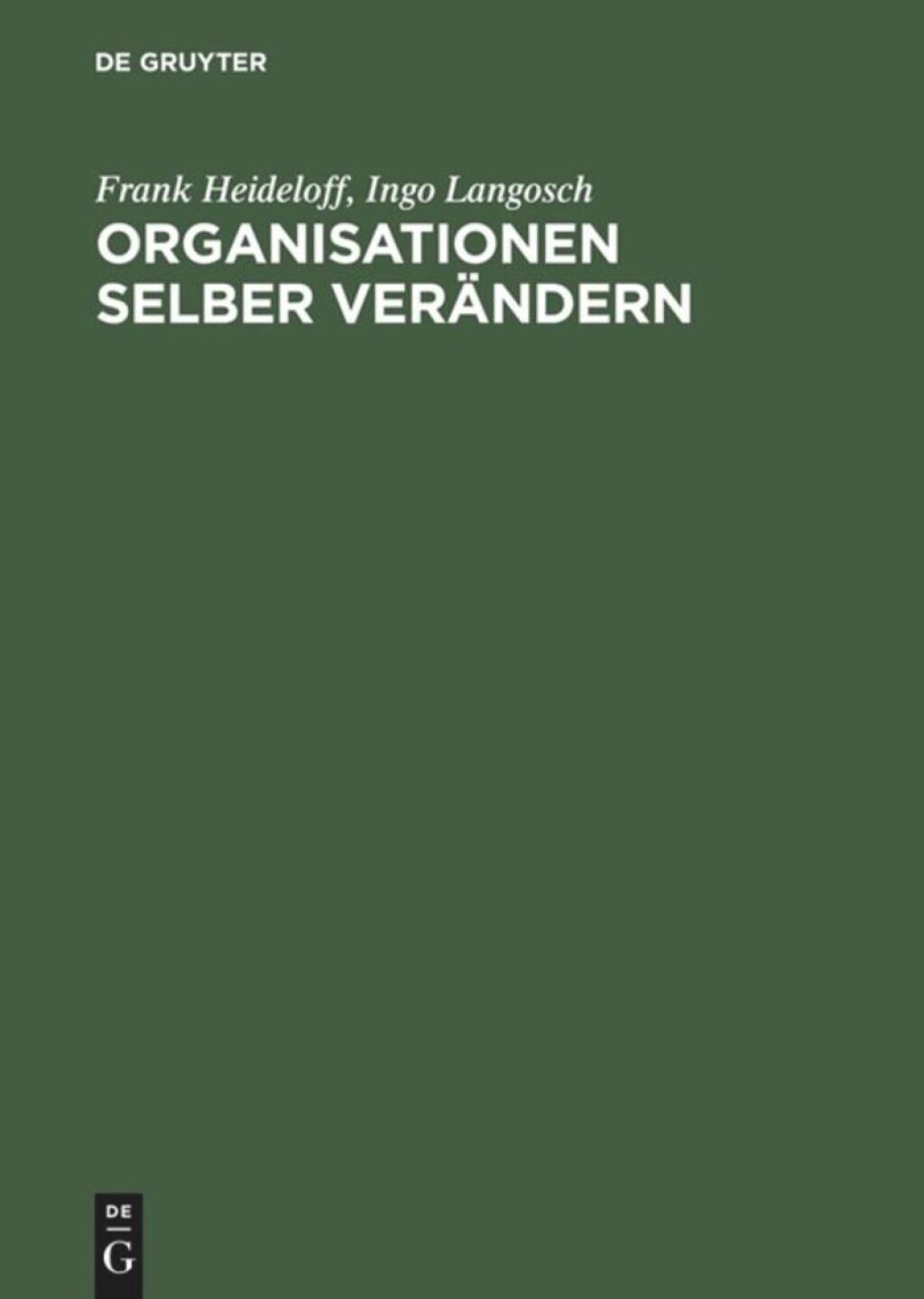 Organisationen selber verÃ¤ndern Trainingskonzepte und Trainingsunterlagen 1st Edition â€“ PDF/EPUB Version Downloadable