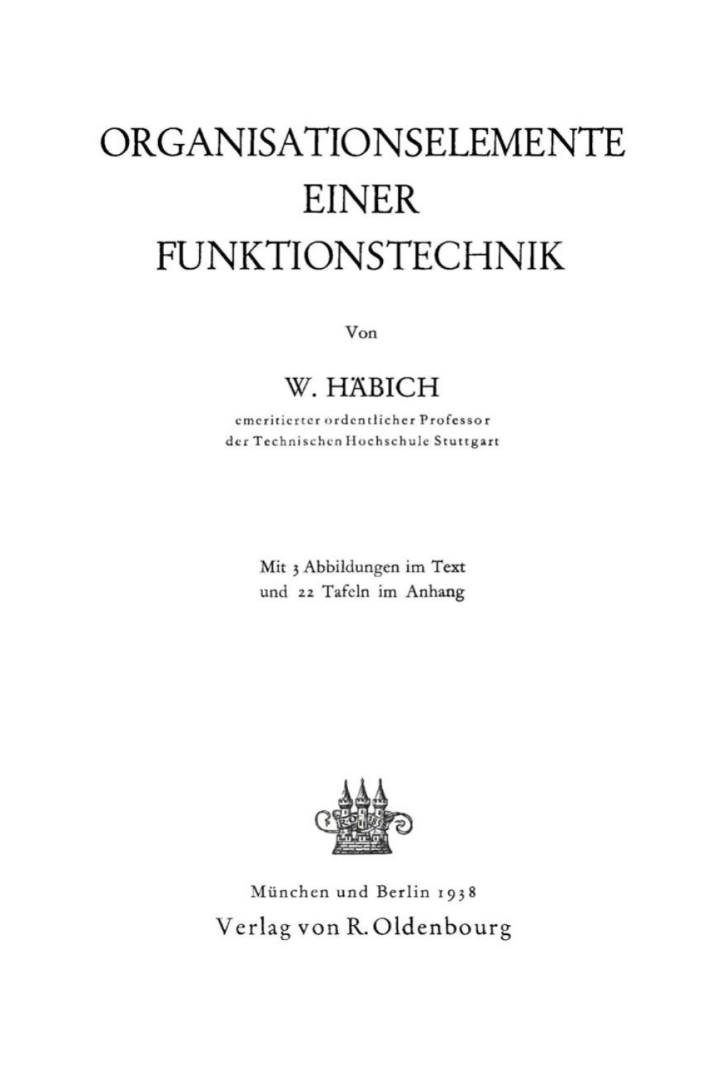 Organisationselemente einer Funktionstechnik 1st Edition â€“ PDF/EPUB Version Downloadable