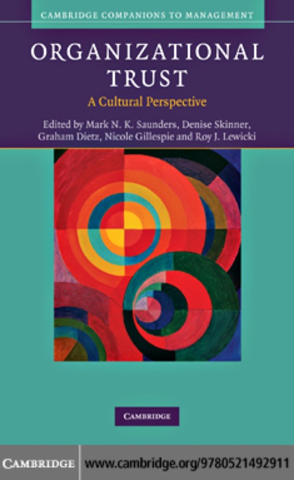 Organizational Trust A Cultural Perspective  â€“ PDF/EPUB Version Downloadable