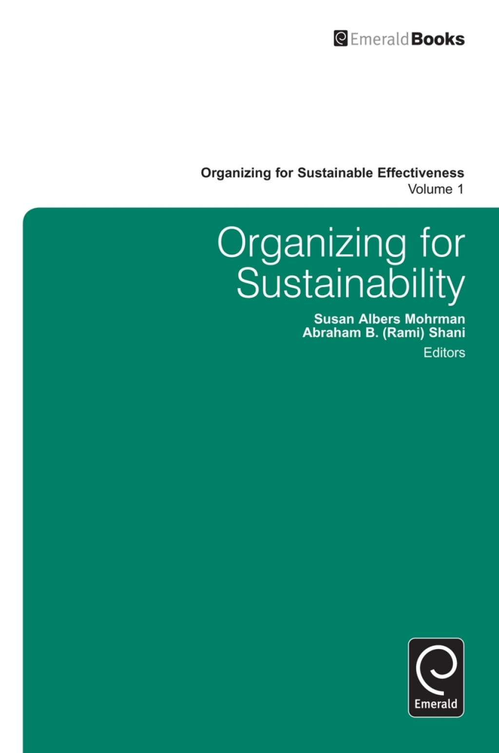 Organizing for Sustainability  â€“ PDF/EPUB Version Downloadable