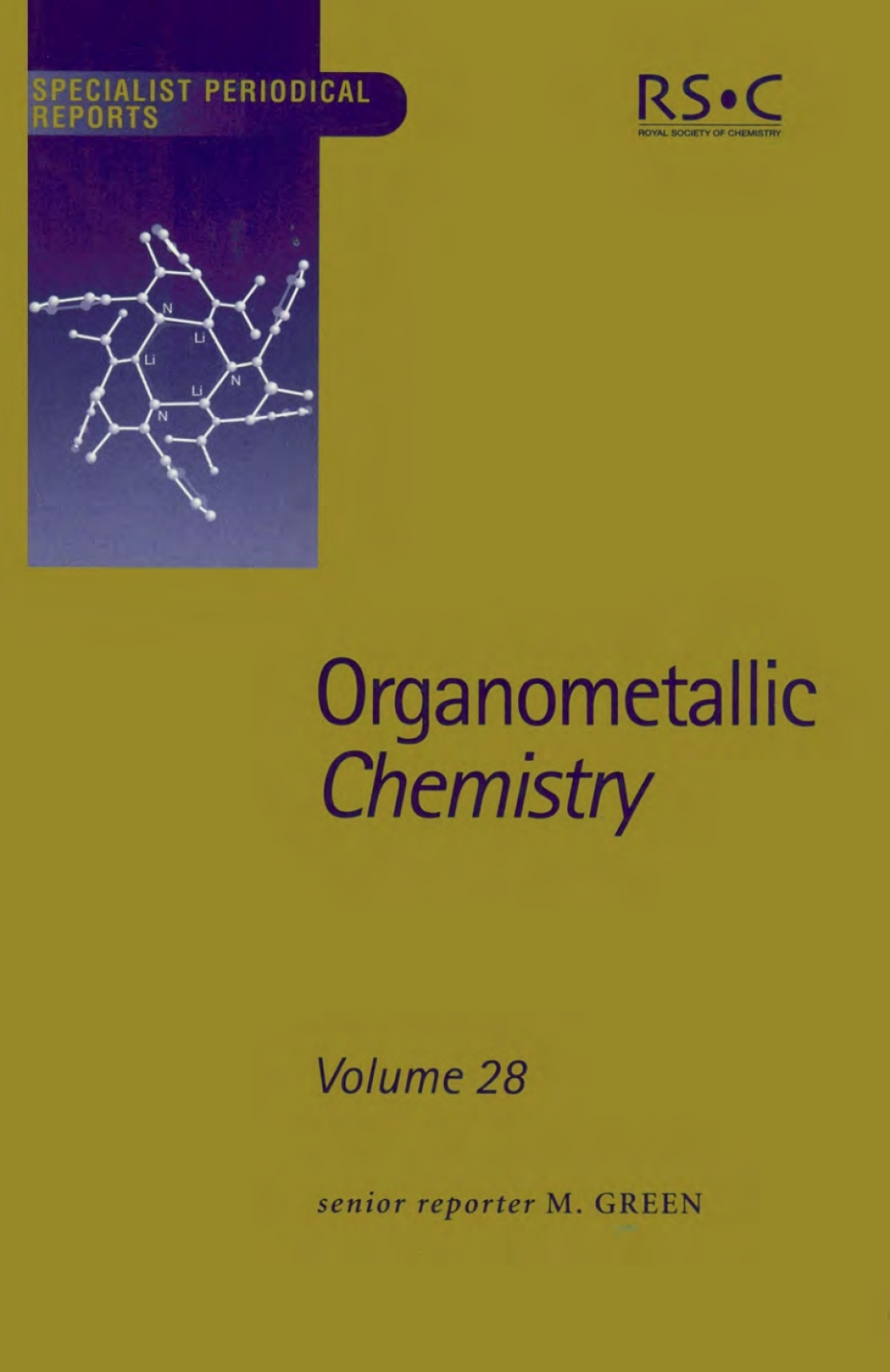 Organometallic Chemistry Volume 28 1st Edition â€“ PDF/EPUB Version Downloadable