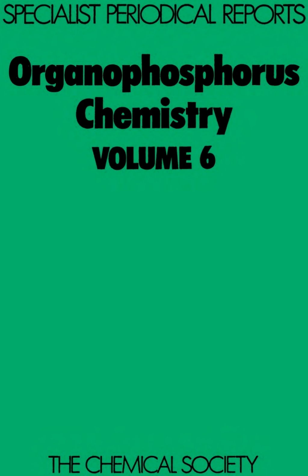 Organophosphorus Chemistry Volume 6 1st Edition â€“ PDF/EPUB Version Downloadable