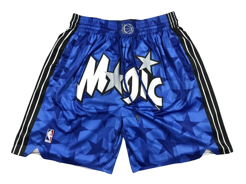 Orlando Magic 2023-24 Royal Hardwood Classics Shorts - Basketball Shorts Store