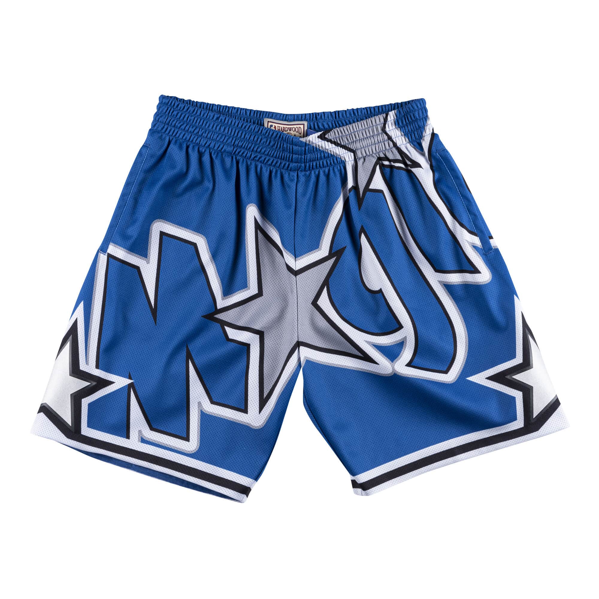 Orlando Magic Big Face Blue M&N Shorts - Basketball Shorts Store