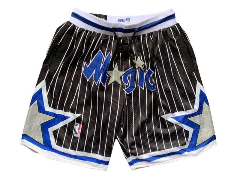 Orlando Magic Black Hardwood Classics Shorts - Basketball Shorts Store