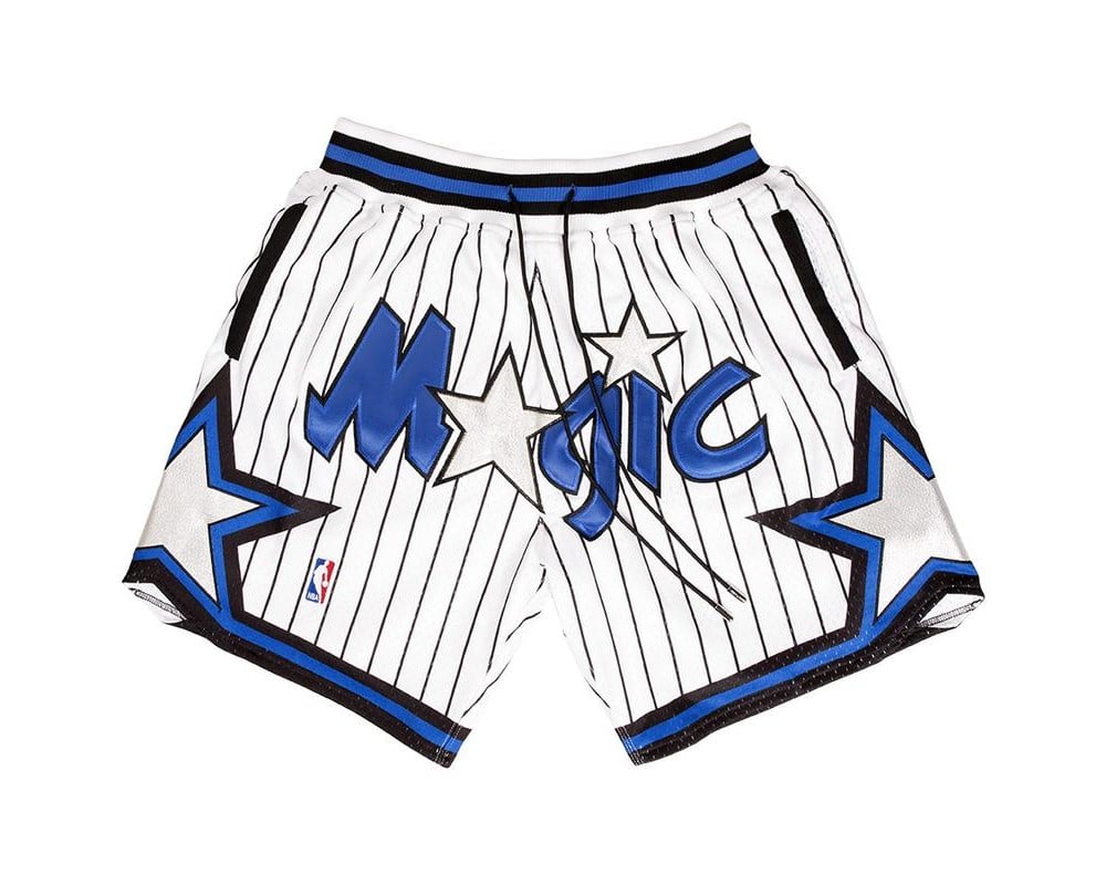 Orlando Magic White Hardwood Classics Shorts - Basketball Shorts Store