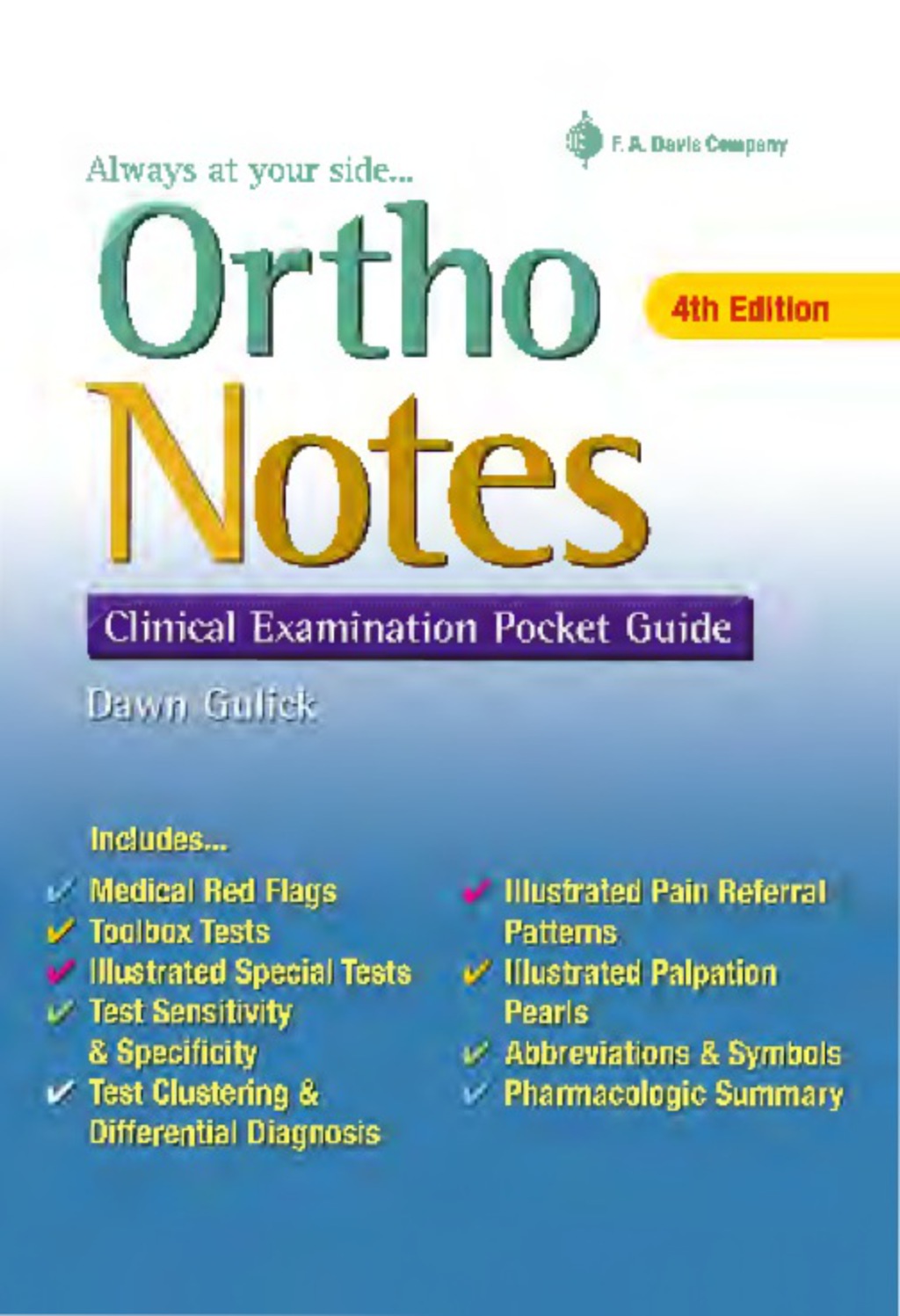 Ortho Notes Clinical Examination Pocket Guide 4th Edition â€“ PDF/EPUB Version Downloadable