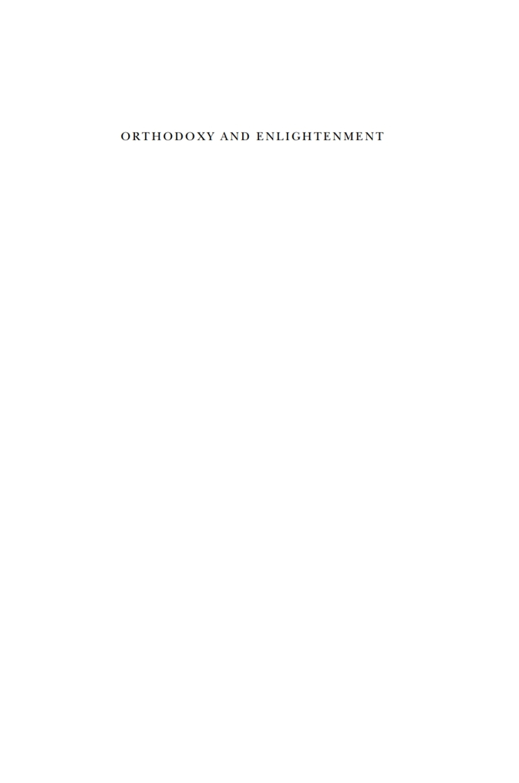 Orthodoxy and Enlightenment George Campbell in the Eighteenth Century  â€“ PDF/EPUB Version Downloadable