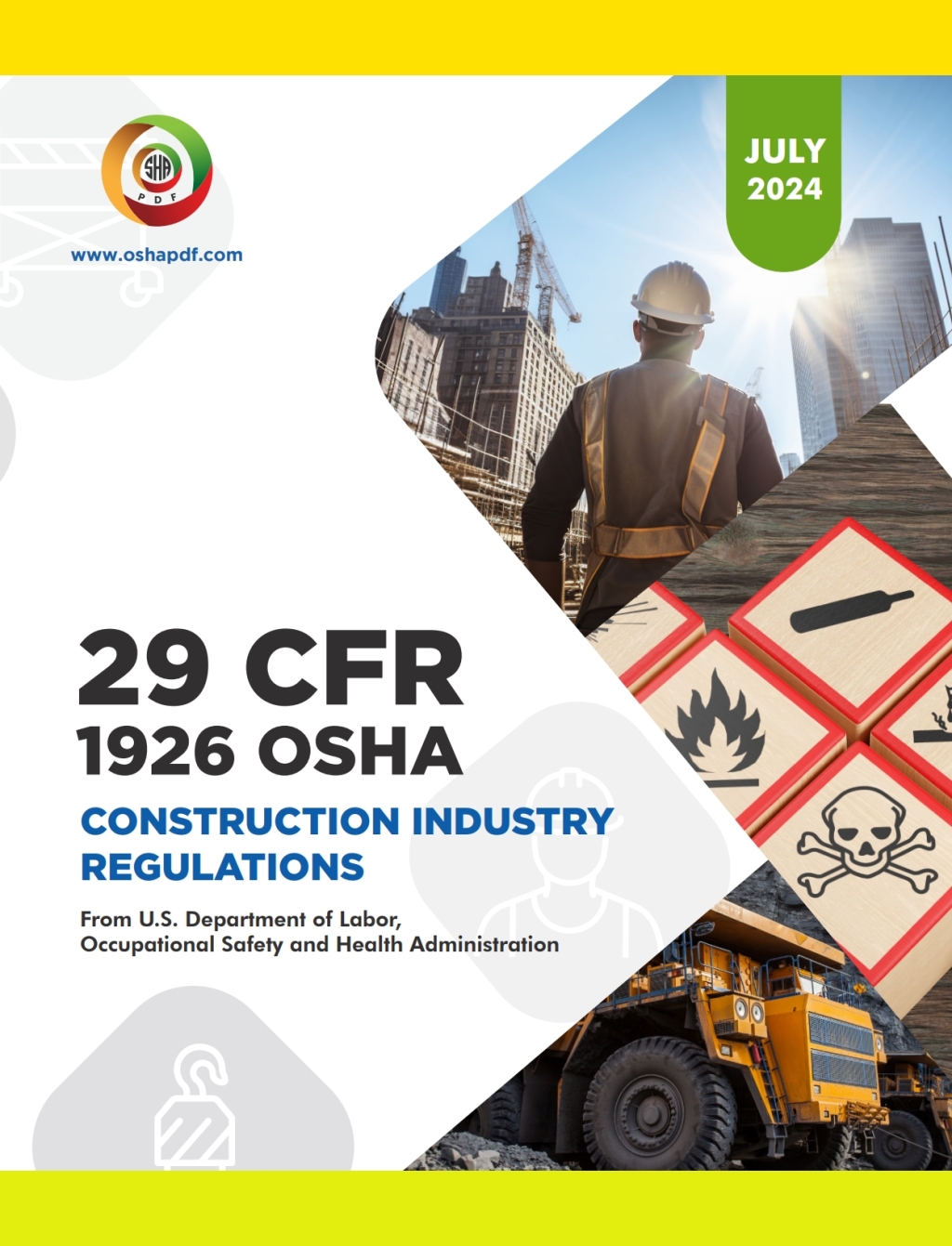 OSHA 1926 Construction Industry July 2024 Book 1st Edition â€“ PDF/EPUB Version Downloadable