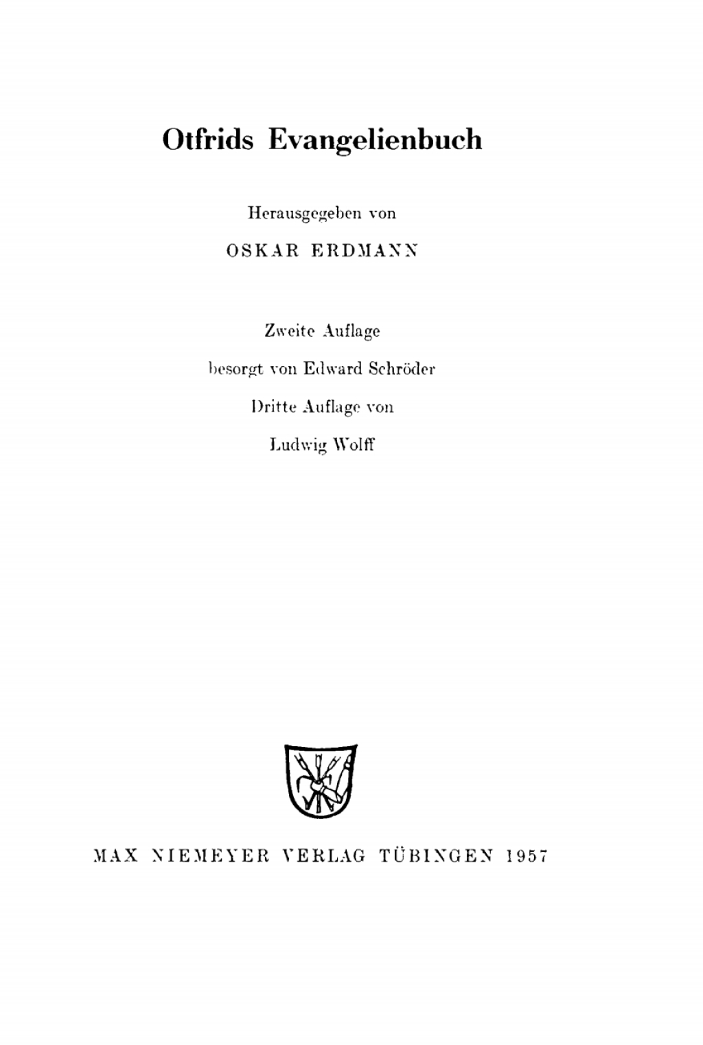 Otfrids Evangelienbuch 3rd Edition â€“ PDF/EPUB Version Downloadable