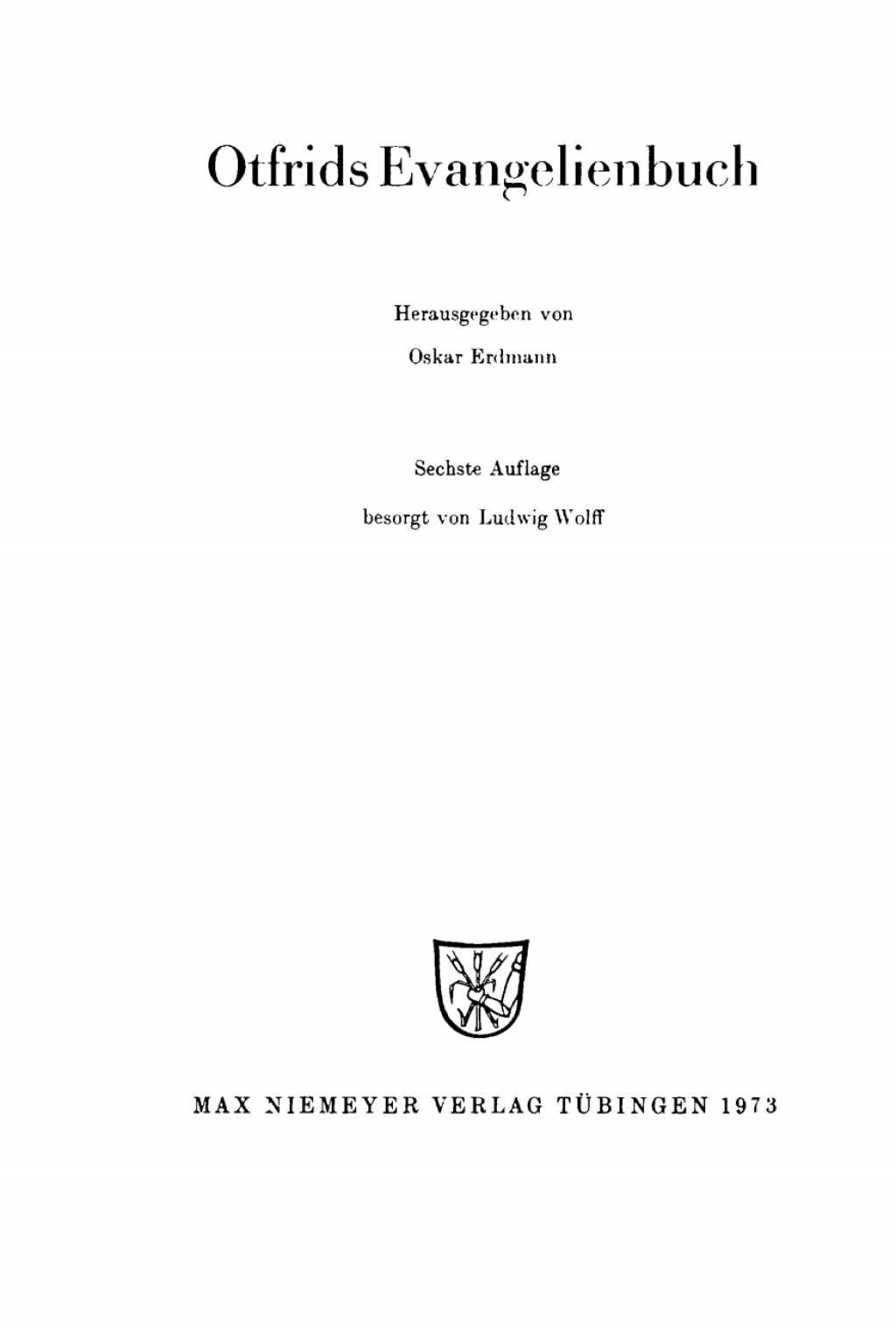 Otfrids Evangelienbuch 6th Edition â€“ PDF/EPUB Version Downloadable