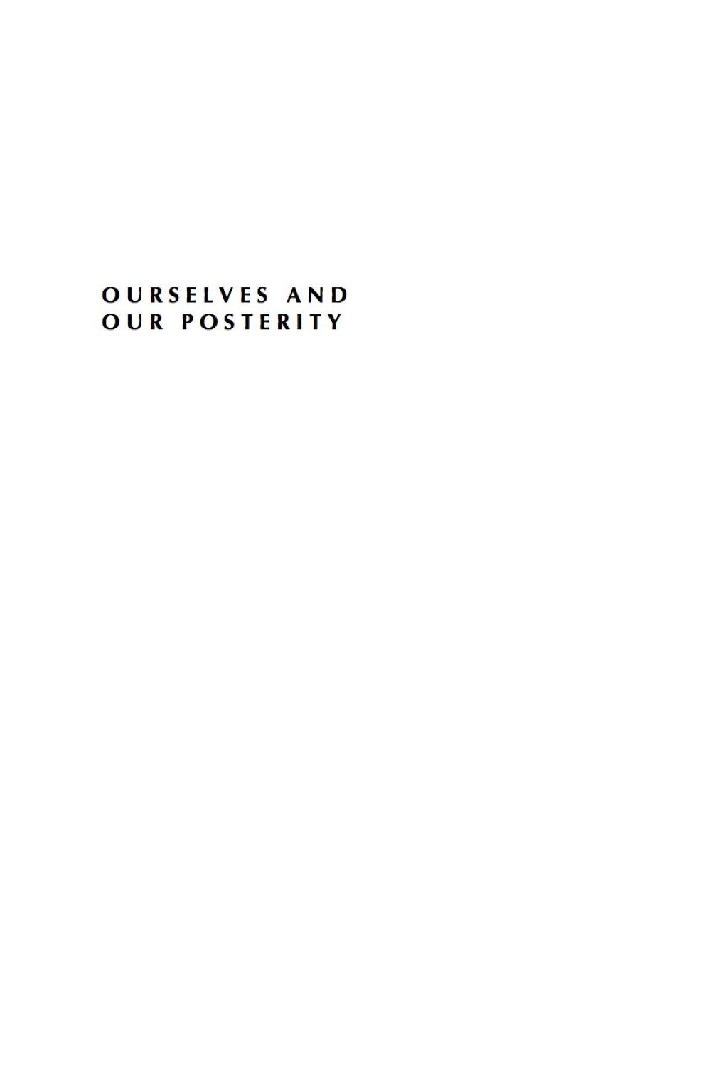 Ourselves and Our Posterity Essays in Constitutional Originalism  â€“ PDF/EPUB Version Downloadable