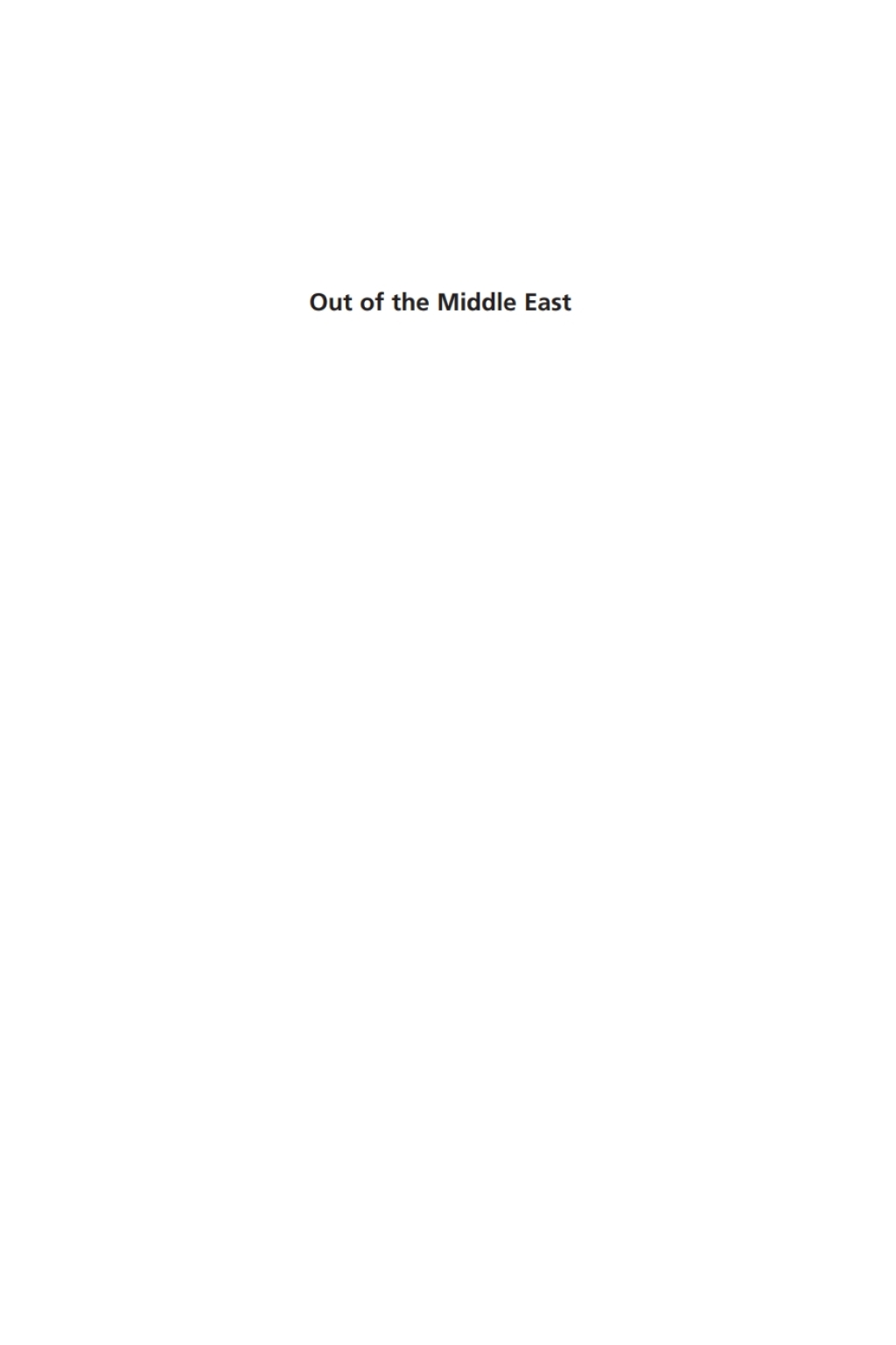Out of the Middle East The Emergence of an Arab Global Business 1st Edition â€“ PDF/EPUB Version Downloadable