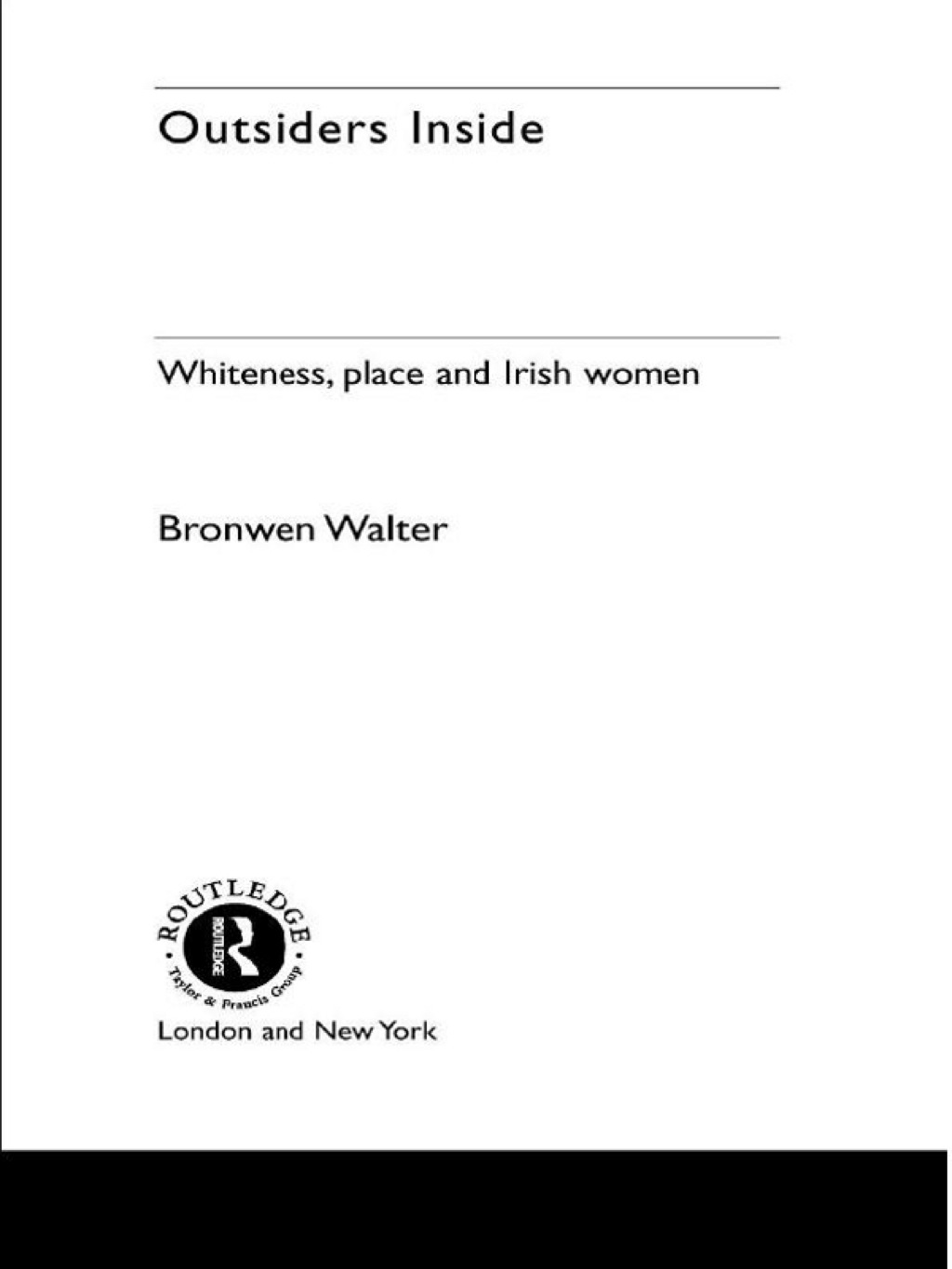 Outsiders Inside Whiteness, Place and Irish Women 1st Edition â€“ PDF/EPUB Version Downloadable
