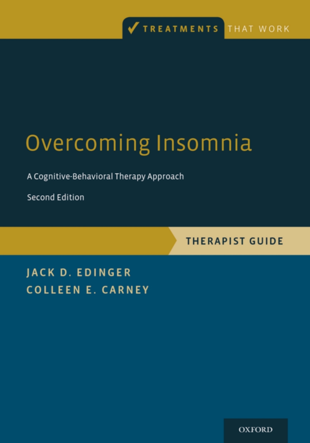 Overcoming Insomnia A Cognitive-Behavioral Therapy Approach, Therapist Guide 2nd Edition â€“ PDF/EPUB Version Downloadable