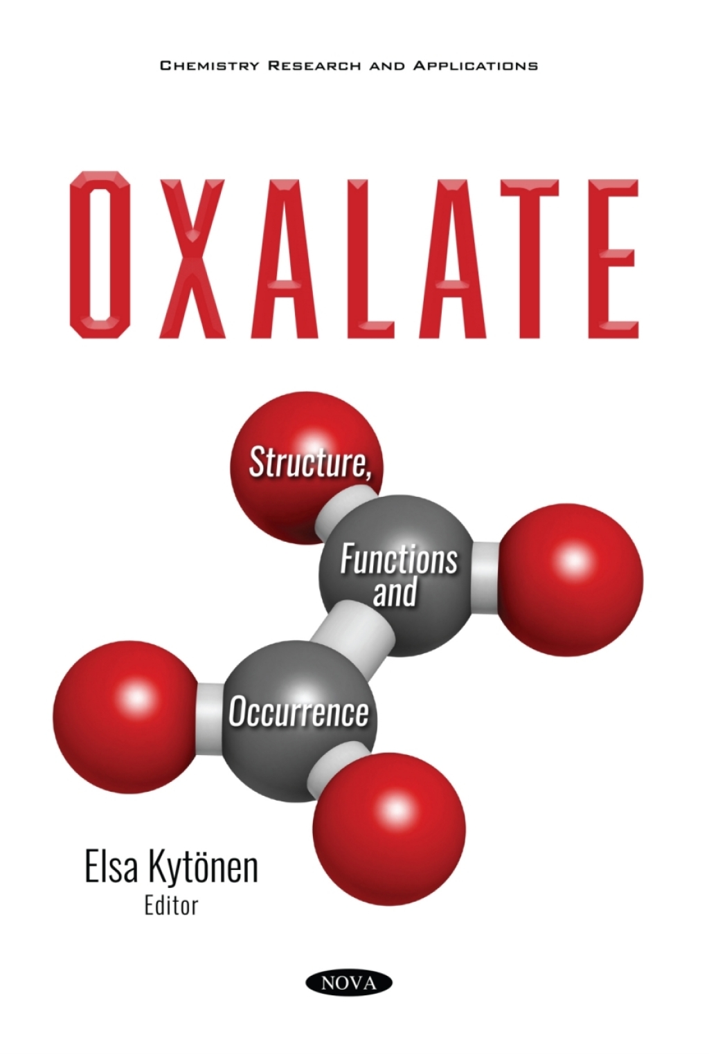 Oxalate: Structure, Functions and Occurrence  â€“ PDF/EPUB Version Downloadable