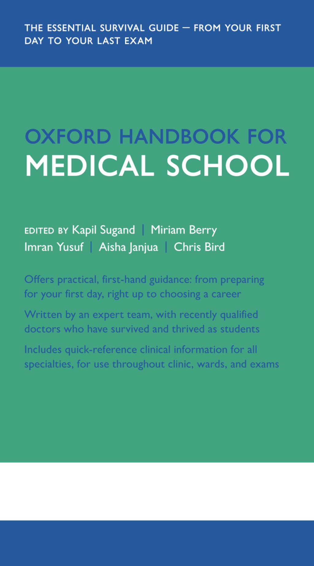Oxford Handbook for Medical School 1st Edition â€“ PDF/EPUB Version Downloadable