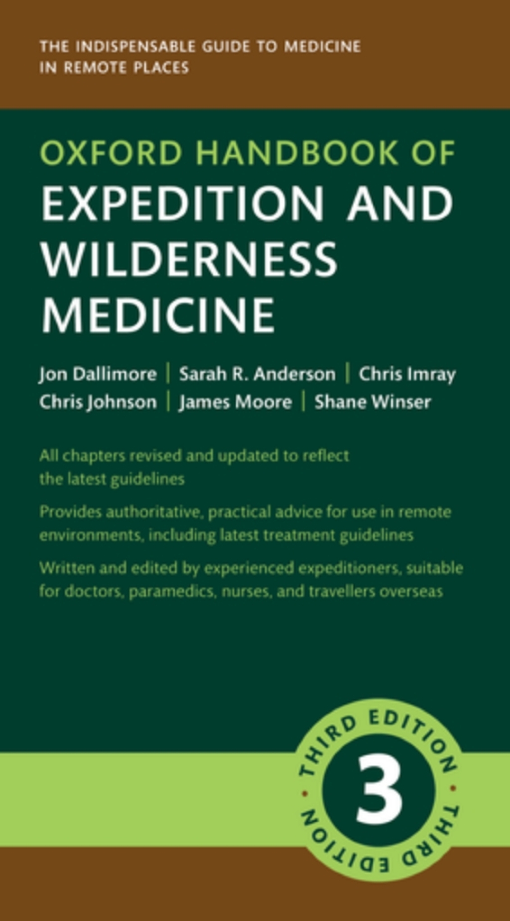 Oxford Handbook of Expedition and Wilderness Medicine 3rd Edition â€“ PDF/EPUB Version Downloadable