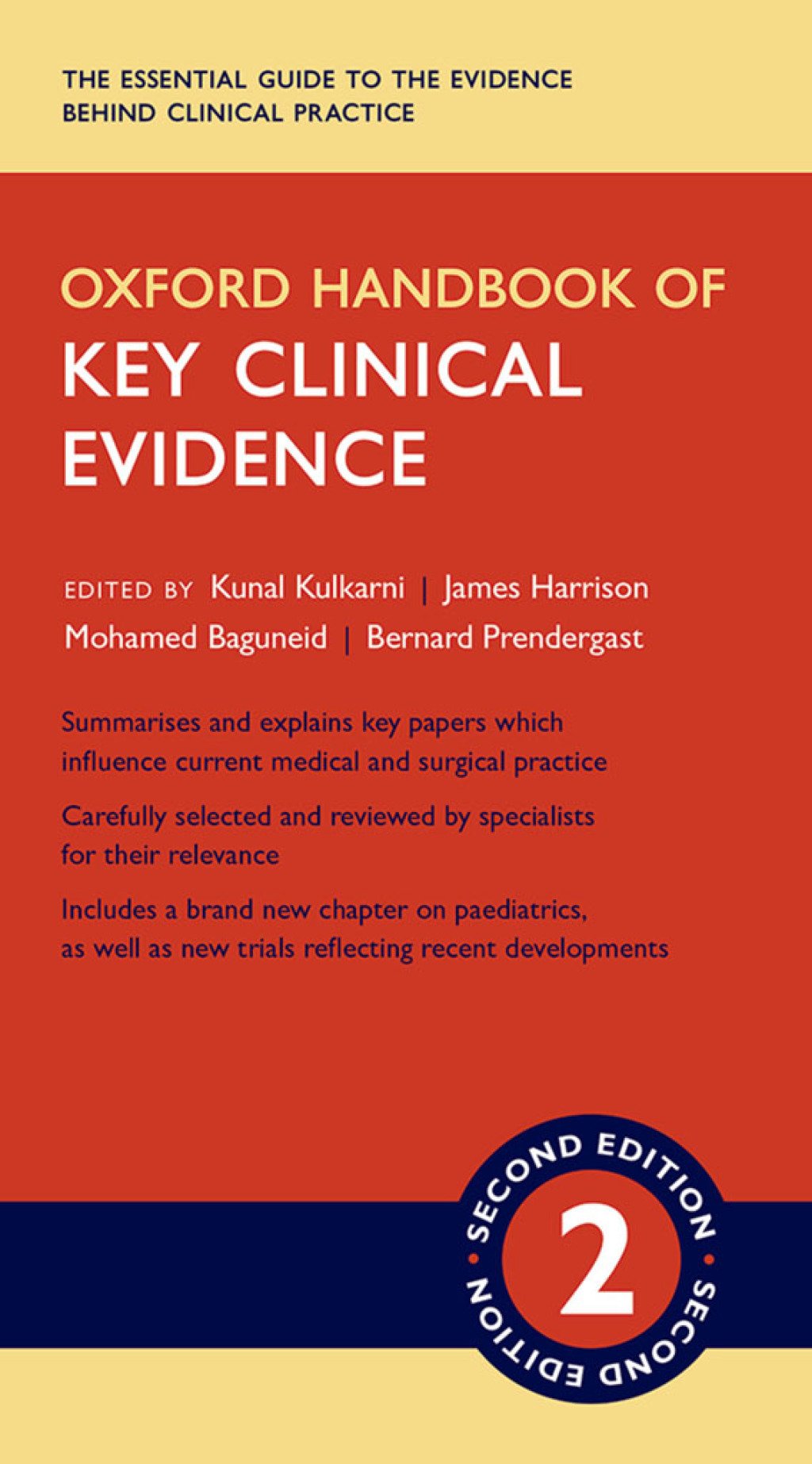 Oxford Handbook of Key Clinical Evidence 2nd Edition - (PDF/EPUB Version)