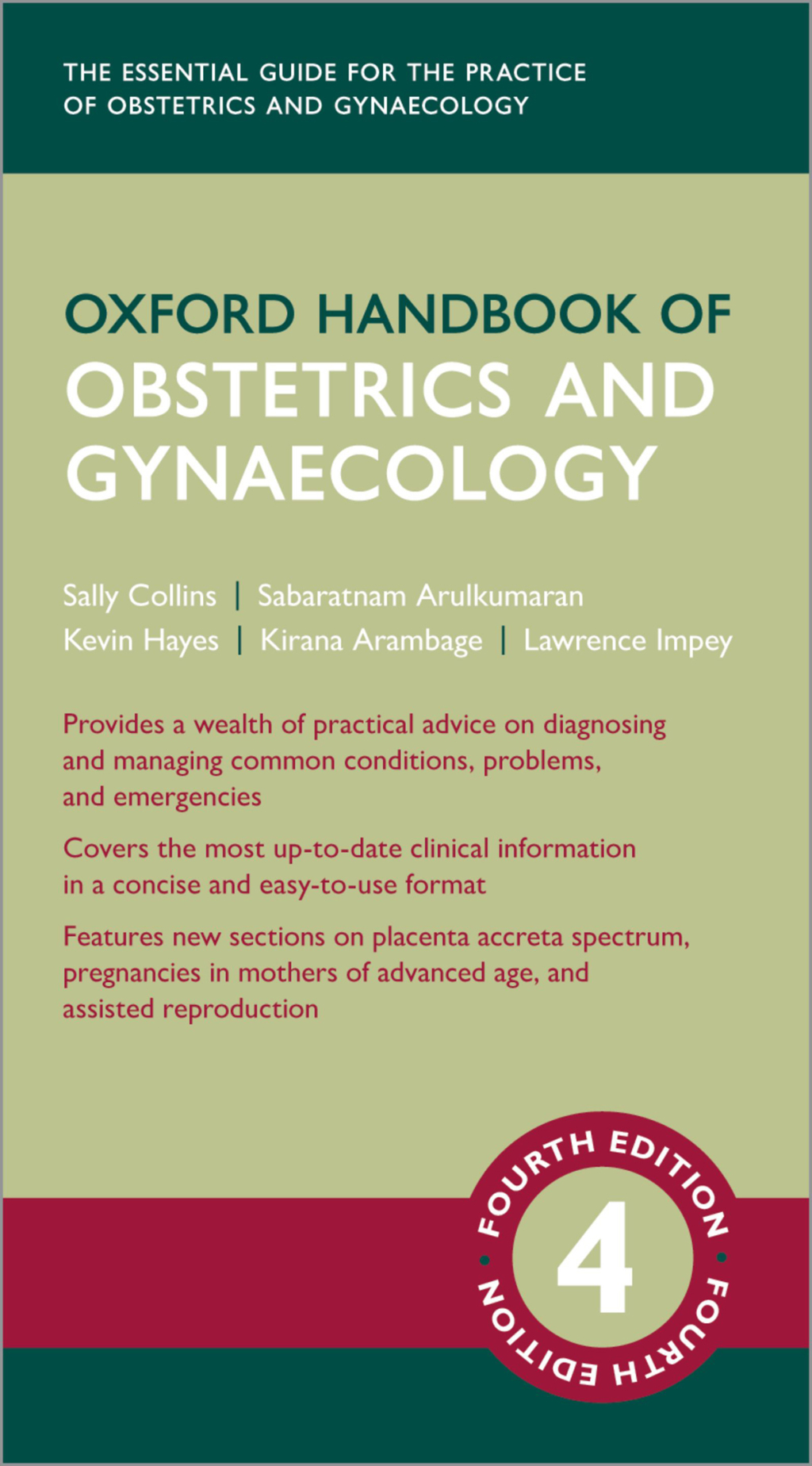 Oxford Handbook of Obstetrics and Gynaecology XE 4th Edition â€“ PDF/EPUB Version Downloadable