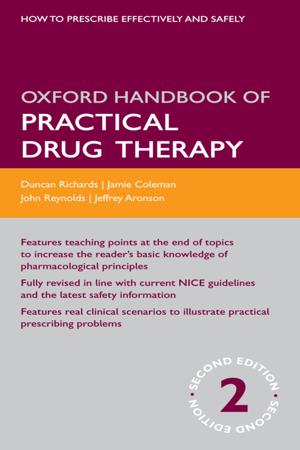 Oxford Handbook of Practical Drug Therapy 2nd Edition â€“ PDF/EPUB Version Downloadable