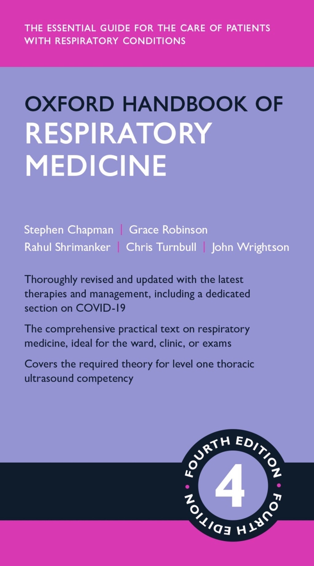 Oxford Handbook of Respiratory Medicine 4th Edition â€“ PDF/EPUB Version Downloadable
